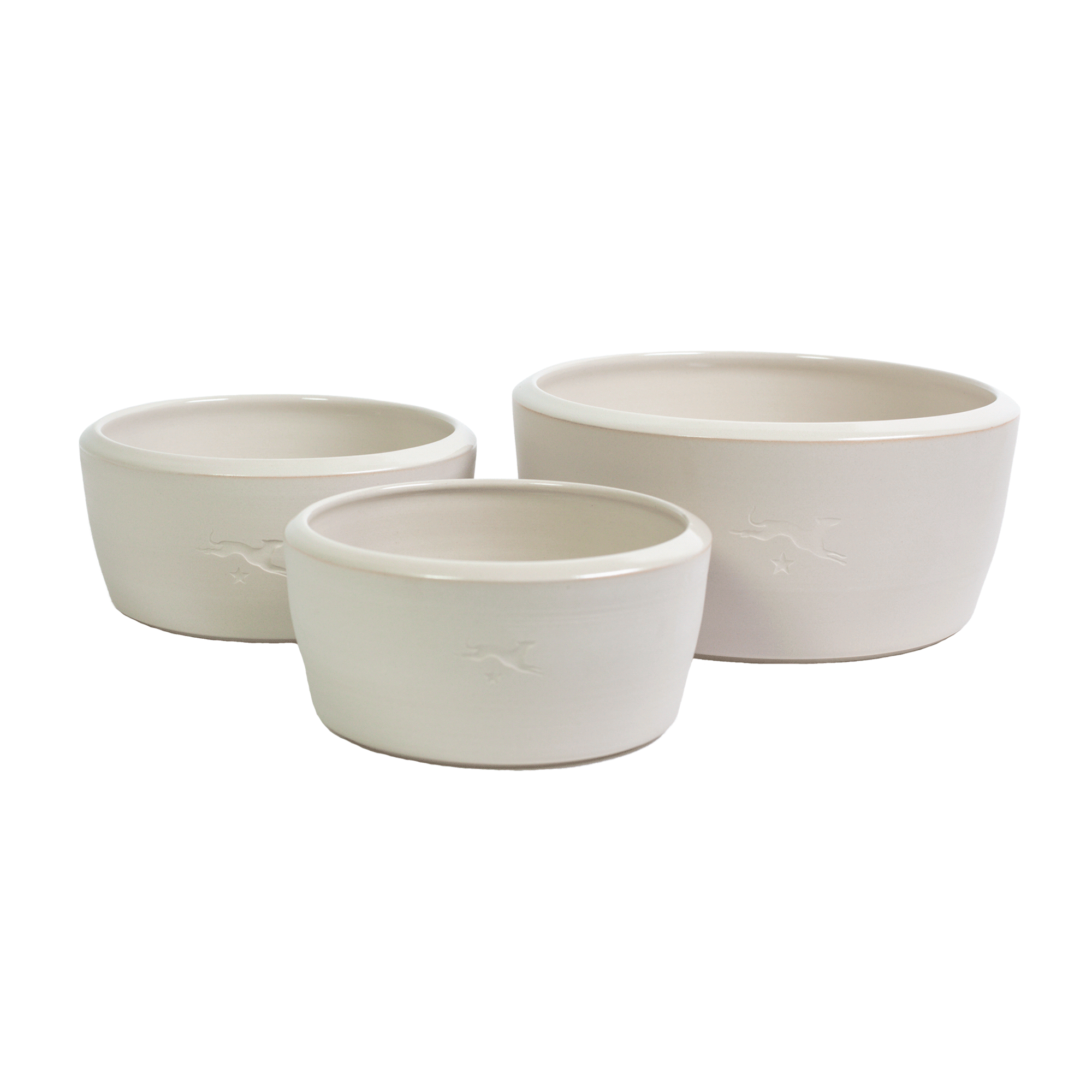 Keramik-Hundenapf – Weiß