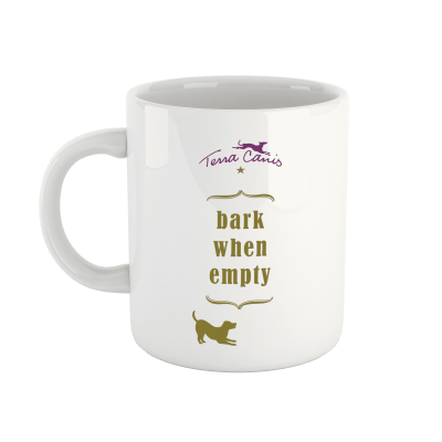 Terra Canis The “Bark when Empty” cup