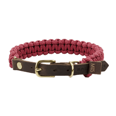 Collar – Bordeaux-coloured