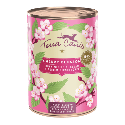 Cherry Blossom: Poulet accompagné de riz, sésame et purée de cerise raffinée
