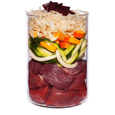 Oktoberfest Menü 2023: Rind mit Zucchini, Kürbis und Oregano