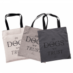  Canvas Shopper „In DOGS we TRUST“
