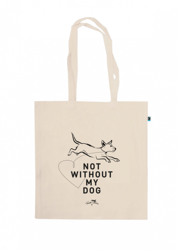 "not without my dog" Tasche