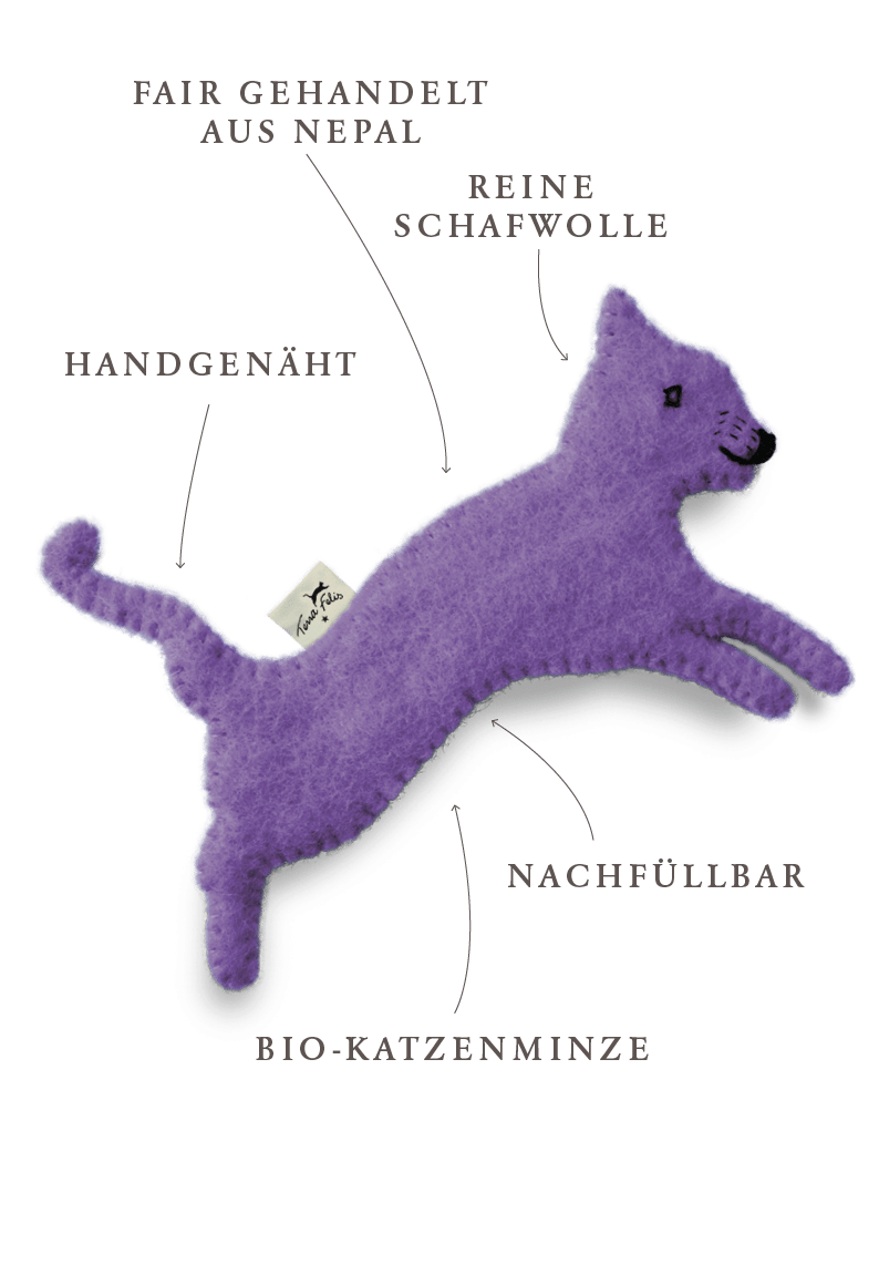 Toy with catnip / lilac