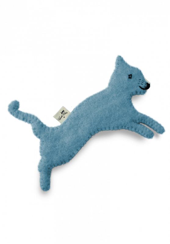 Toy with catnip / blue